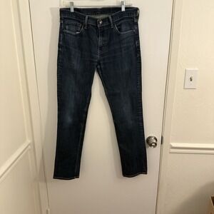 Levi's 33x32 Men's 511 Denim Slim Fit Straight Jeans - Blue